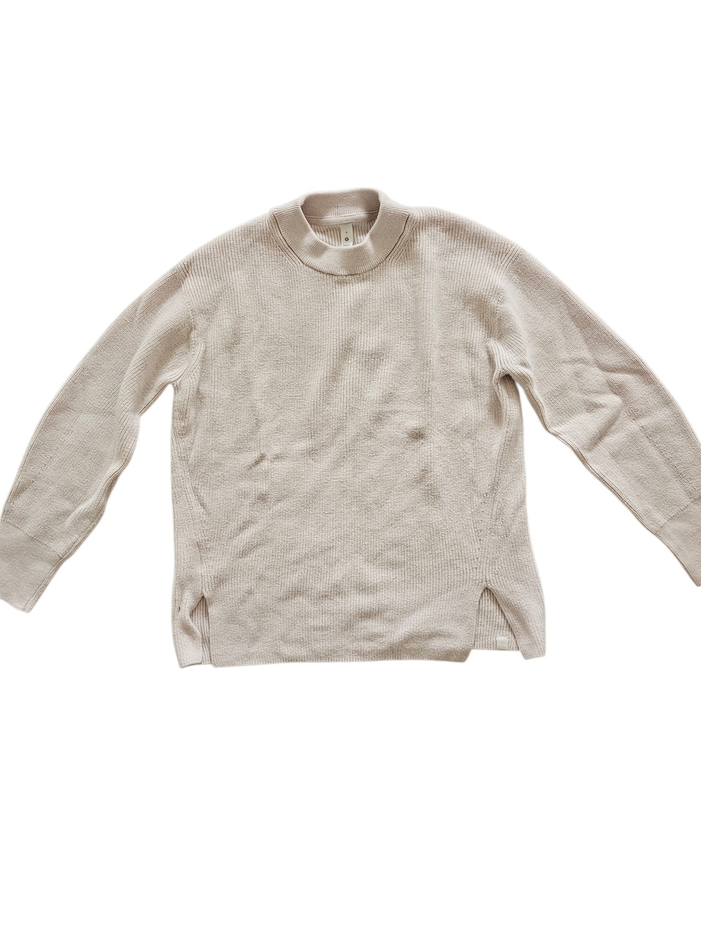 Lululemon Athletica Cream Crewneck Pullover Sweater Size 6